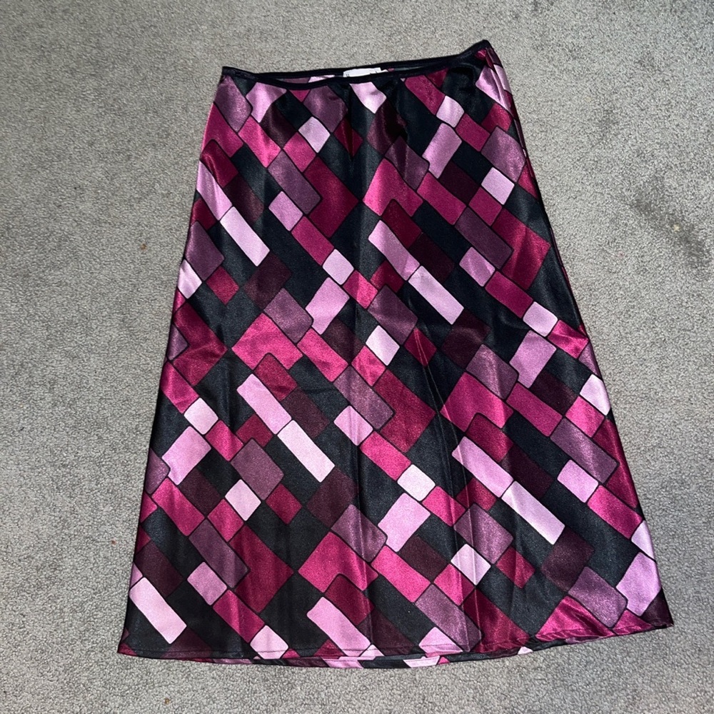 Vintage 100% polyester skirt made by uncivilized labeled sz:Medium

#skirt